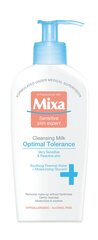 Очищающее молочко для чувствительной кожи лица Mixa, 200 мл цена и информация | Средства для очищения лица | 220.lv