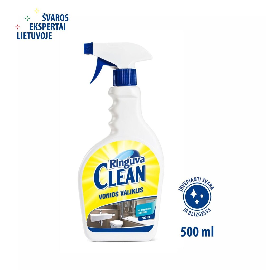 Vannas tīrītājs RINGUVA CLEAN ar organisko skābi, 500 ml цена и информация | Tīrīšanas līdzekļi | 220.lv