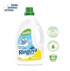 RINGUVA PLUS 3in1 жидкое моющее средство, кондиционер для белья и пятновыводитель, cодержит желчь, 2 л цена и информация | Средства для стирки | 220.lv