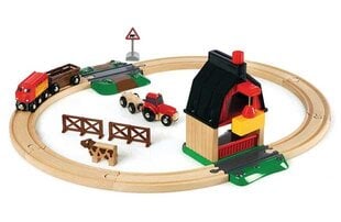 Vilciena ceļš Brio Farm Railway Set цена и информация | Игрушки для мальчиков | 220.lv