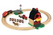 Vilciena ceļš Brio Farm Railway Set цена и информация | Rotaļlietas zēniem | 220.lv