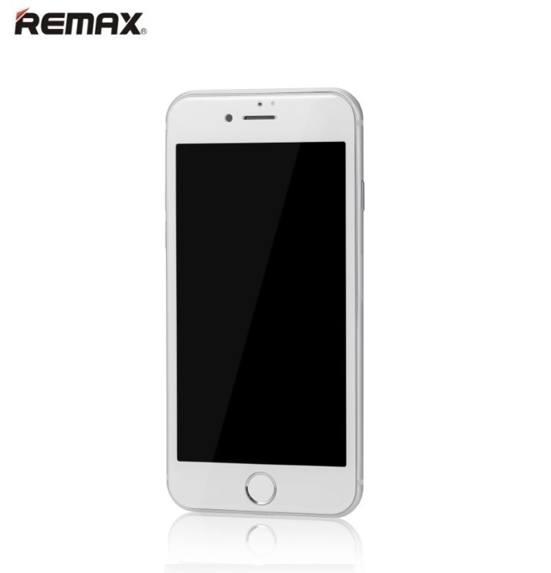 Ekrāna aizsargstikls Remax Crystal 2in1 + aizmugures aizsargs priekš Apple iPhone 7 Balts cena un informācija | Ekrāna aizsargstikli | 220.lv