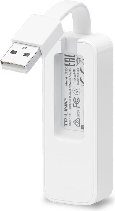 TP-Link UE200 tīkla karte Ethernet 100 Mb/s USB 2.0 цена и информация | Adapteri un USB centrmezgli | 220.lv