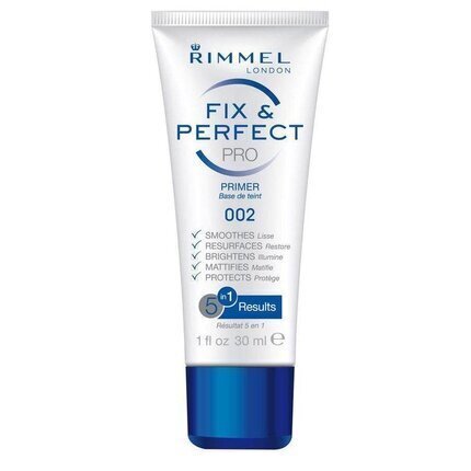 Rimmel London Fix & Perfect PRO kosmētikas bāzes krēms 30 ml cena un informācija | Grima bāzes, tonālie krēmi, pūderi | 220.lv