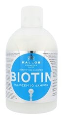 Atjaunojošs šampūns Kallos Biotin Beautifying 1000 ml cena un informācija | Šampūni | 220.lv