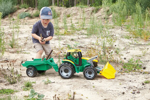 Traktors ar piekābi LENA Giga Trucks 110 cm цена и информация | Игрушки для мальчиков | 220.lv