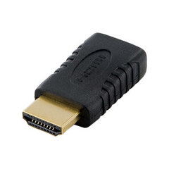 4World Adapter HDMI [M] > mini HDMI typ C [F], black cena un informācija | 4World Datortehnika | 220.lv