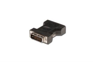 ASSMANN DVI-I DualLink Adapter DVI-I (24+5) M (plug)/DSUB15 F (jack) black cena un informācija | Adapteri un USB centrmezgli | 220.lv