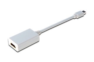 ASSMANN miniDP->HDMI Adapters 0.15m cena un informācija | Adapteri un USB centrmezgli | 220.lv