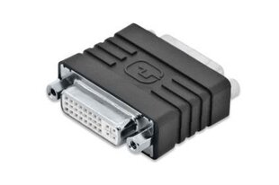 ASSMANN DVI-I DualLink Adapter DVI-I (24+5) F (jack)/DVI-I (24+5) F (jack) black цена и информация | Адаптеры и USB разветвители | 220.lv