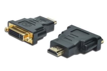 ASSMANN HDMI 1.3 Standard Adapter HDMI A M (plug)/DVI-I (24+5) F (jack) black cena un informācija | Adapteri un USB centrmezgli | 220.lv
