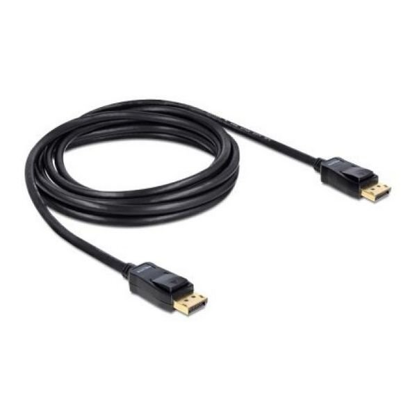 Delock cable Displayport M/M 3m gold цена и информация | Kabeļi un vadi | 220.lv