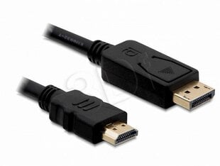 Displayport deLock M-> HDMI M, 3 м цена и информация | Кабели и провода | 220.lv