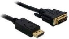 Delock Cable Displayport > DVI 24+1 m/m 2m cena un informācija | Kabeļi un vadi | 220.lv
