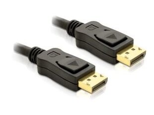 Delock cable Displayport M/M 2m gold cena un informācija | Kabeļi un vadi | 220.lv