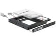 Instalācijas rāmis Delock Slim SATA 5,25″ (13 mm) paredzēts cietajam diskam 1 x 2,5″ SATA HDD līdz 9,5 mm (61993) cena un informācija | Komponentu piederumi | 220.lv
