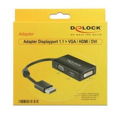 Delock Adapter Displayport 1.1 cena un informācija | Adapteri un USB centrmezgli | 220.lv