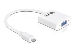 Delock Adapter HDMI-D(MICRO)(M) ->VGA(F) цена и информация | Адаптеры и USB разветвители | 220.lv
