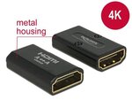 Delock adapteris HDMI(F)->HDMI(F) High Speed HDMI ar Ethernet 4k