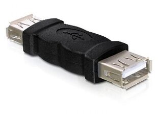 Адаптер Delock USB-A female - USB-A female цена и информация | Аксессуары для телевизоров и Smart TV | 220.lv