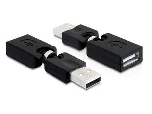 Delock - Adapter USB AM->USB AF 360/180 цена и информация | Адаптеры и USB разветвители | 220.lv