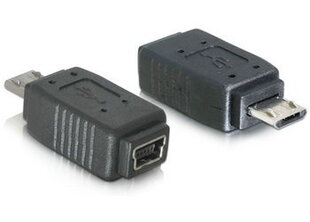 Адаптер USB Mini (F) - USB Micro (M) цена и информация | Аксессуары для телевизоров и Smart TV | 220.lv