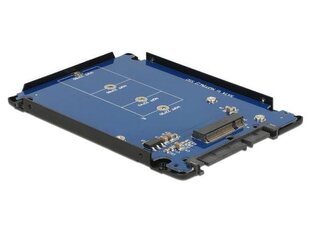 Delock 2.5'' Converter SATA 22 Pin > M.2 NGFF with Enclosure cena un informācija | Komponentu piederumi | 220.lv