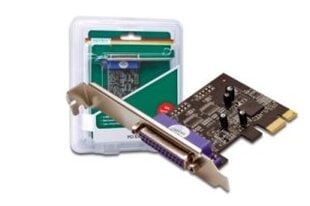 DIGITUS parallel interface card, PCIe cena un informācija | Kontrolieri | 220.lv