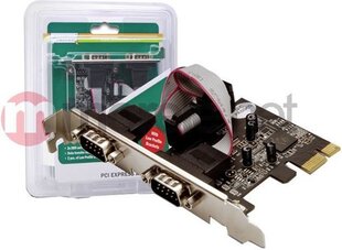 DIGITUS Serial interface card, PCI Express cena un informācija | Digitus Datortehnika | 220.lv