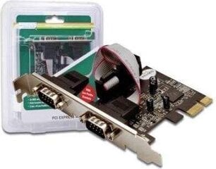 DIGITUS Serial interface card, PCI Express cena un informācija | Kontrolieri | 220.lv