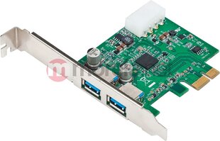 Gembird USB 3.0 PCI-E host adapter cena un informācija | Kontrolieri | 220.lv