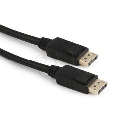 Кабель Gembird, 2 штекера DisplayPort, 3 м, черный цена и информация | Адаптеры и USB разветвители | 220.lv