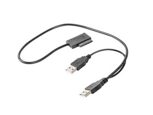 Gembird External USB to SATA adapter for slim SATA SSD/DVD цена и информация | Адаптеры и USB разветвители | 220.lv