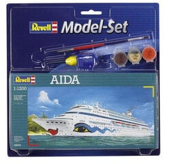 Revell - AIDA Model Set, 1/1200, 65805 cena un informācija | Rotaļlietas zēniem | 220.lv