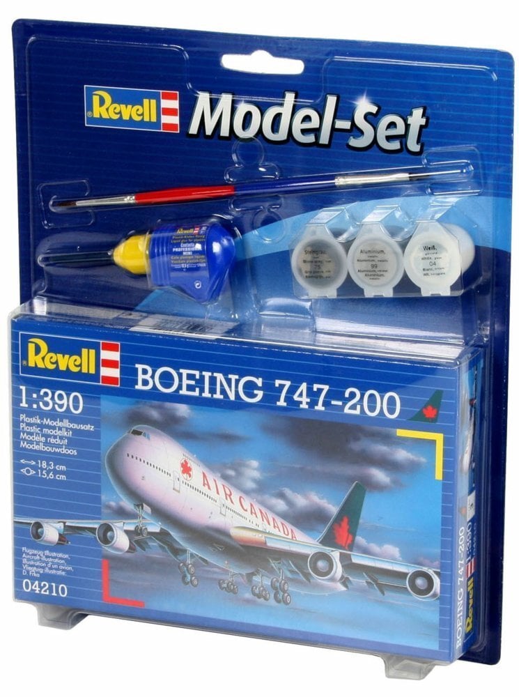 Modelis- lidmašīna Revell Boeing 747 - 200 цена и информация | Konstruktori | 220.lv