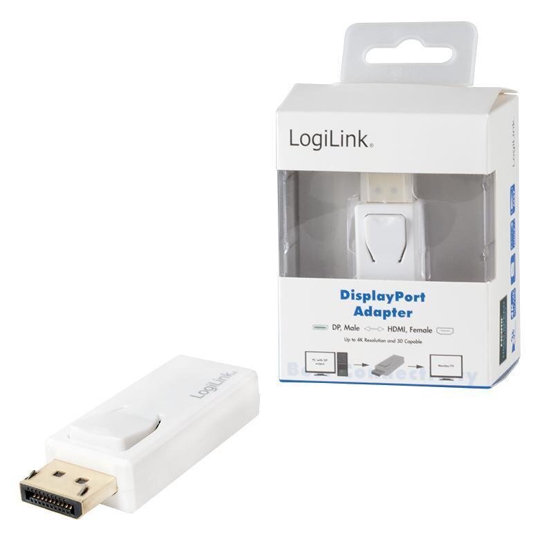 LOGILINK - 4K DisplayPort 1.2 to HDMI Adapter cena un informācija | Adapteri un USB centrmezgli | 220.lv