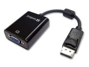 Sandberg Adapter DisplayPort>VGA cena un informācija | Gaming aksesuāri | 220.lv