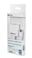 Adapter Sandberg Mini DisplayPort>HDMI цена и информация | Аксессуары для компьютерных игр | 220.lv
