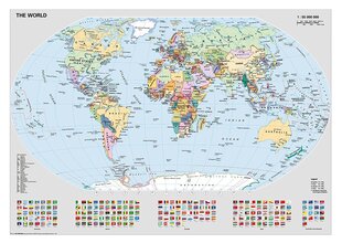 Puzle Ravensburger pasaules karte, 1000 detaļas цена и информация | Пазлы | 220.lv