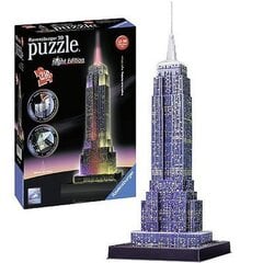 Puzle 3D Ravensburger Night Edition Empire State Building, 216 gab. цена и информация | Пазлы | 220.lv