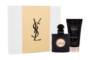 Komplekts Yves Saint Laurent Black Opium: edp 30 ml + ķermeņa losjons 50 ml cena un informācija | Sieviešu smaržas | 220.lv
