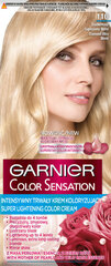 Ilgnoturīga matu krāsa Garnier Color Sensation 110 ml, 110 Diamond Ultra Blond cena un informācija | Matu krāsas | 220.lv
