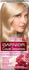 Ilgnoturīga matu krāsa Garnier Color Sensation 110 ml, 9.13 Very Cristal Blond cena un informācija | Matu krāsas | 220.lv