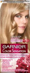 Ilgnoturīga matu krāsa Garnier Color Sensation 110 ml, 8.0 Luminous Light Blond cena un informācija | Matu krāsas | 220.lv