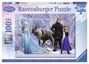 Ravensburger пазл 100 элемента Glitter - Red Riding Hood & The Wolf цена и информация | Пазлы | 220.lv