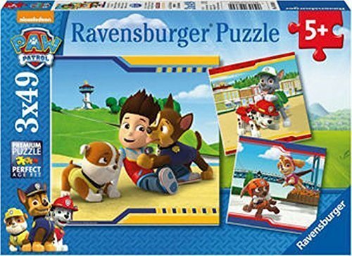 Puzle Ravensburger Paw Patrol, Ķepu patruļa, 3x49 gab. cena un informācija | Puzles, 3D puzles | 220.lv