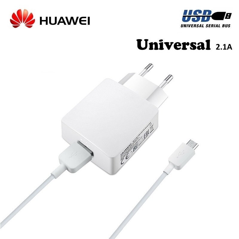 Oriģināls ātras uzlādes Huawei lādētājs 2A + 1m microUSB kabelis, Balts cena un informācija | Lādētāji un adapteri | 220.lv