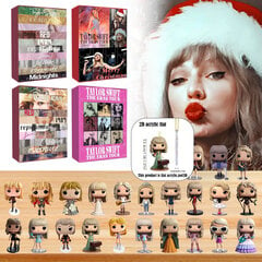 Ziemassvētku Adventes kalendārs Taylor Swift Blind Box cena un informācija | Ziemassvētku dekorācijas | 220.lv