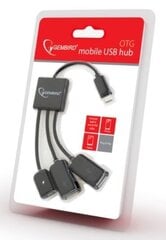 Gembird UHB-OTG-02 цена и информация | Адаптеры и USB разветвители | 220.lv