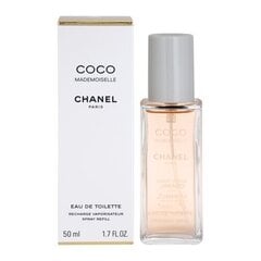 Tualetes ūdens Chanel Coco Mademoiselle edt 50 ml (uzpildāms) cena un informācija | Sieviešu smaržas | 220.lv